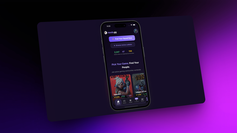 noob.gg Mobile App